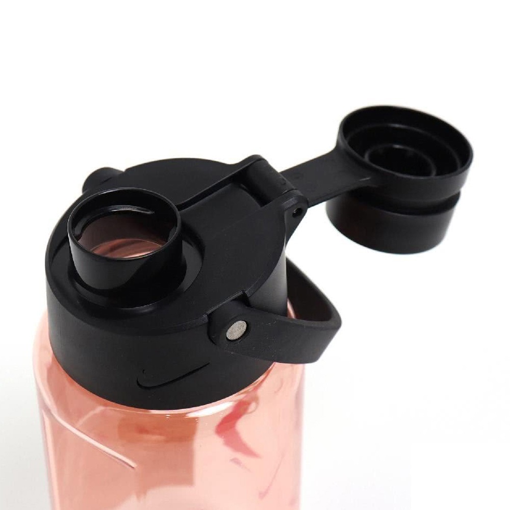 NIKE TR RECHARGE 大口徑水壺16OZ/470ml GRAPHIC 運動水瓶 隨身杯 可機洗 防漏 橘粉, , large