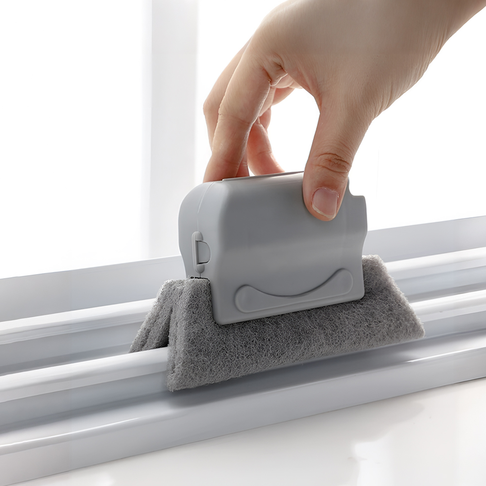【上手家居】凹槽清潔刷-灰色(縫隙刷/清潔用品/除塵刷/風扇清潔刷/隙縫刷/清潔工具/縫隙清潔刷/灰塵清潔/窗溝刷), , large