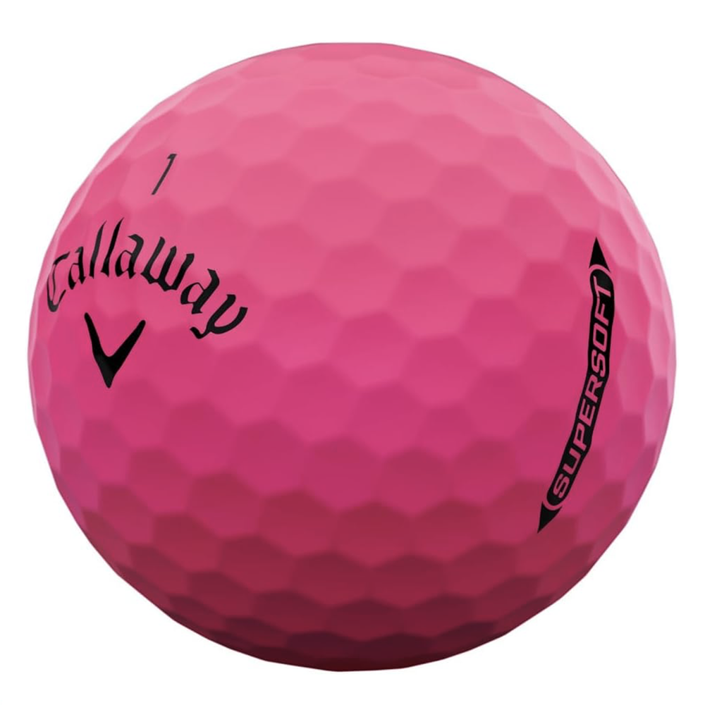 Callaway 高爾夫球 Supersoft 2025 12球/盒 粉色, , large