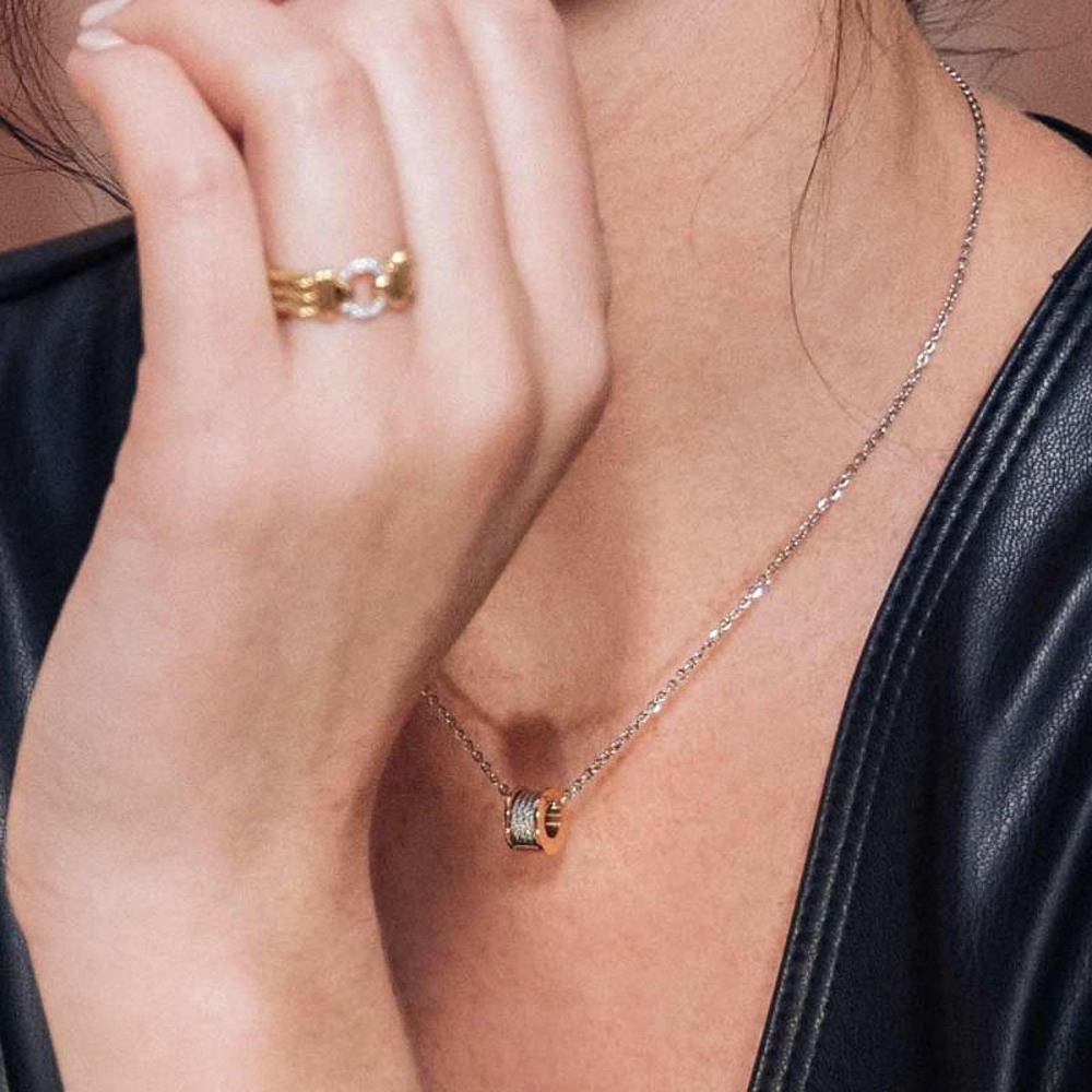 CHARRIOL 夏利豪 FOREVER 鋼索項鍊 08-104-1139-8, , large