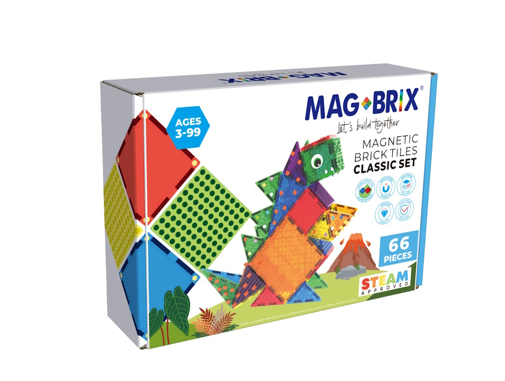 [好研所]MAGBLOX®－MAGBRIX® 積木磁力片綜合造型組 66 pcs, , large