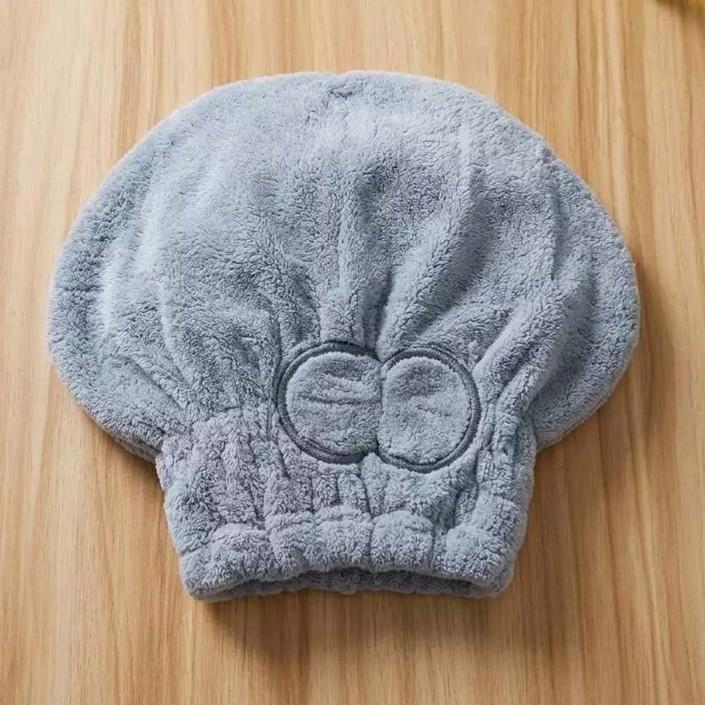 [Kaimei Cotton] Single entry, random excellent top-grade open fiber yarn, super absorbent princess shape shower cap, MIT Taiwan made, , large