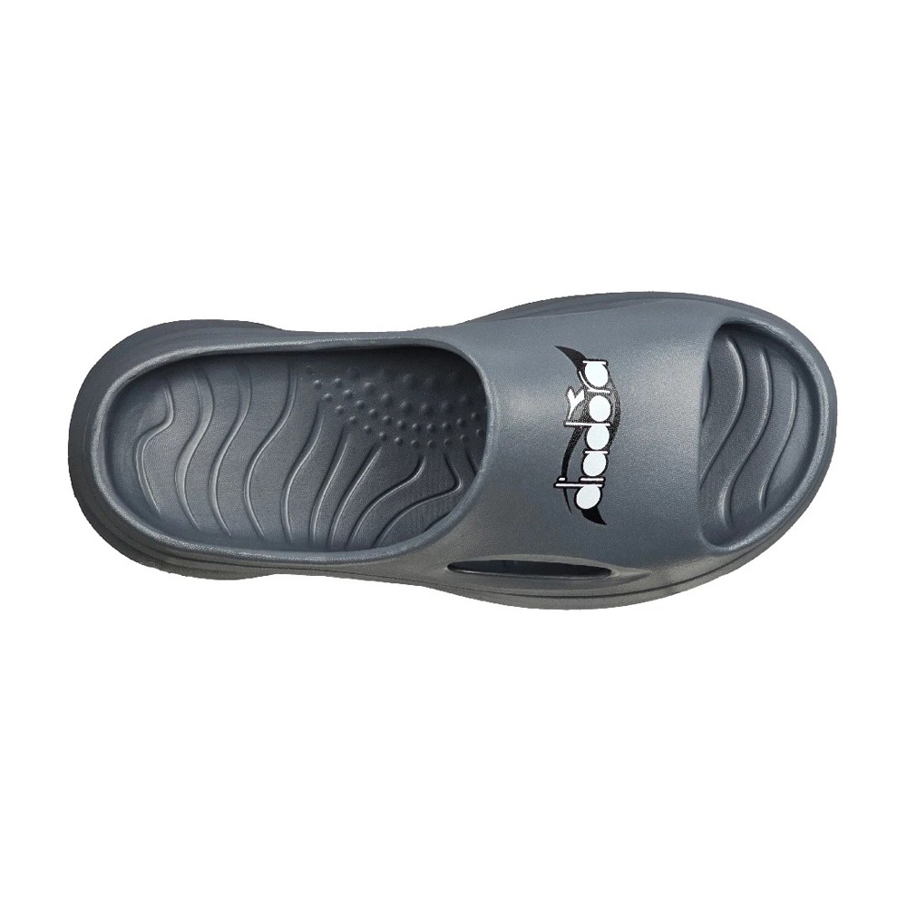 DIADORA迪亞多那 休閒運動拖鞋 男鞋 簡約 時尚 休閒 逛街 人體工學 紓壓 緩震 EVA 排水 止滑 黑 白 灰, , large