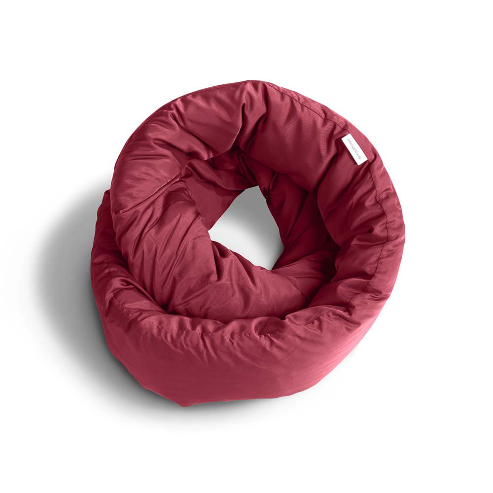 Infinity Pillow Travel Neck Burgundy, , large