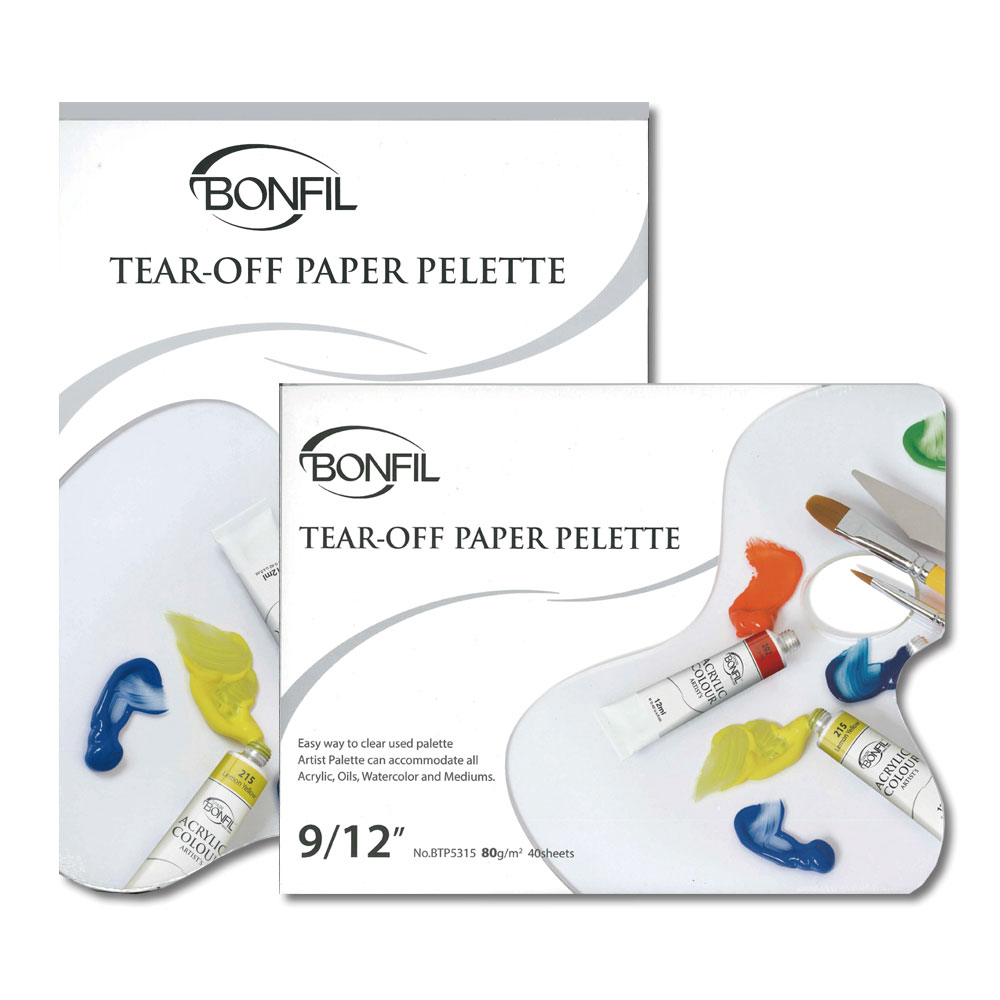 【BONFIL】西班牙 紙 調色盤 230x330mm 9/12 40張 80g / 本 EBTP5315, , large