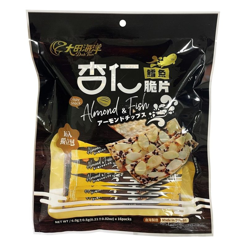 大田海洋鱈魚杏仁脆片(16入), , large