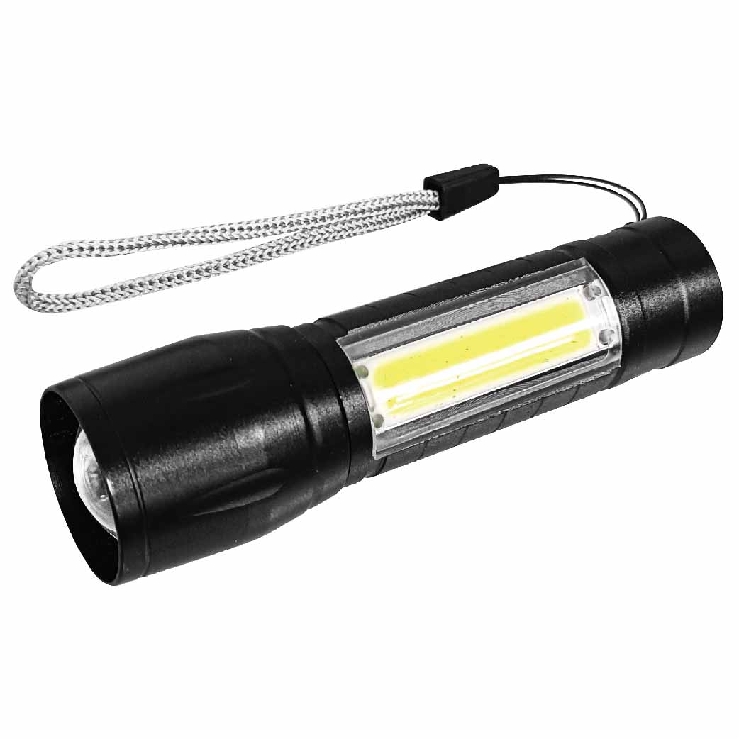 25W Mini Telescopic Flashlight, USB Rechargeable, Work Light, Camping, Rechargeable, 150 Lumens, 3 Light Modes HK-G737, , large