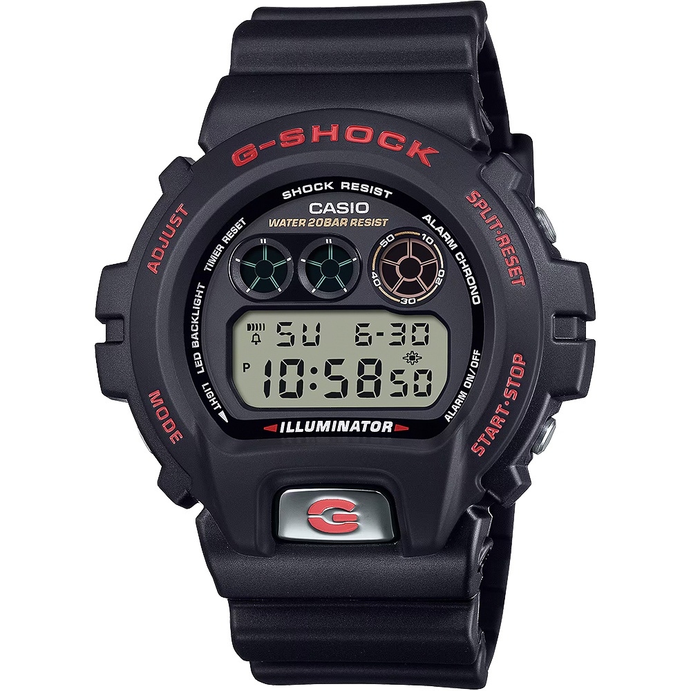 CASIO 卡西歐 G-SHOCK 30周年紀念版 電子錶 手錶-黑 DW-6900TR-1, , large