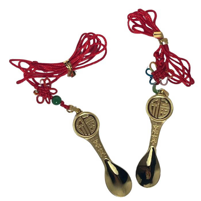 [意創趨術]吉祥富貴金湯匙1錢, , large