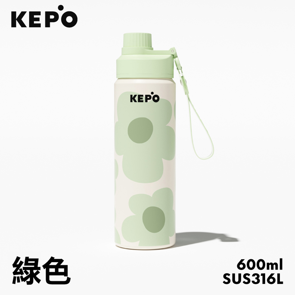 KEPO LQ 600ML KC011運動保溫保冷杯 隨行保溫保冷杯 316L不銹鋼內膽 紫色, , large