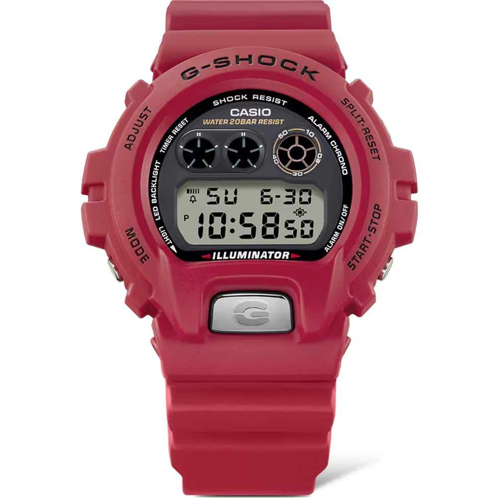 CASIO 卡西歐 G-SHOCK 30周年紀念版 電子錶 手錶-紅 DW-6900TR-4, , large
