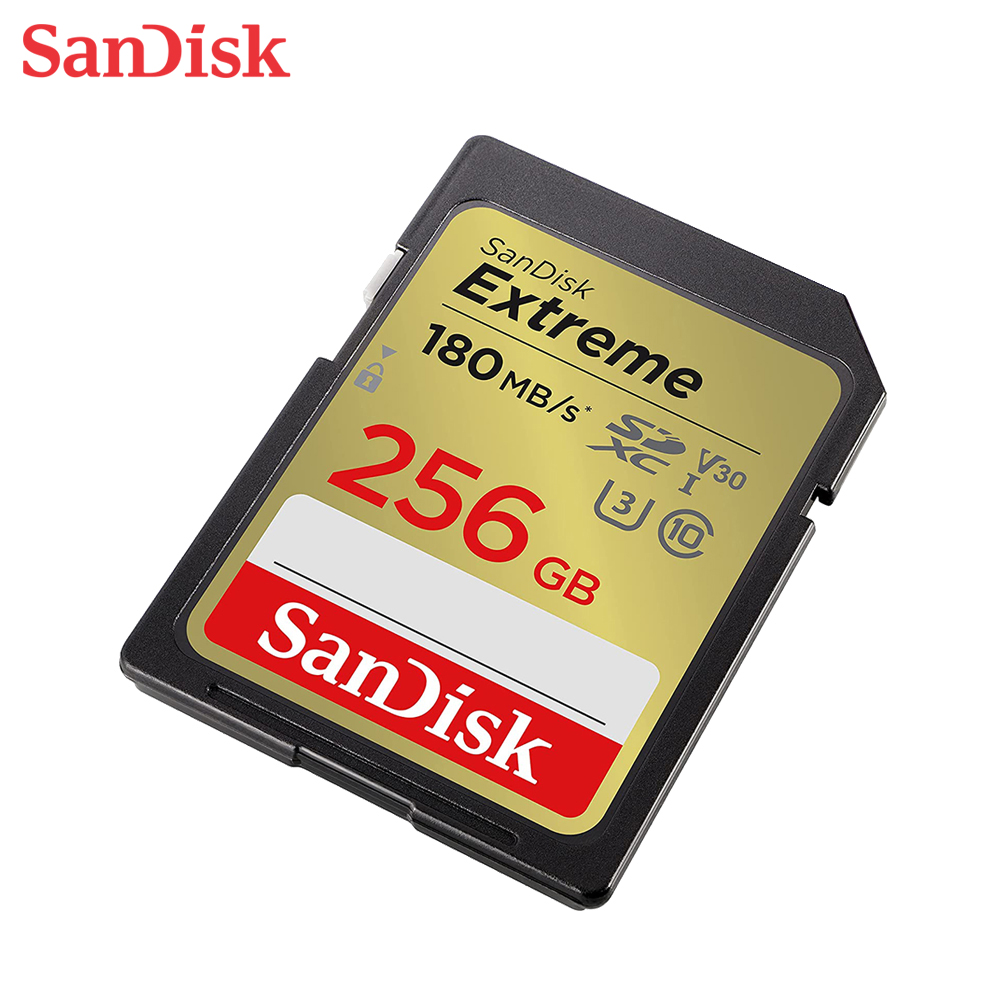 【SanDisk】Extreme 256G SDXC V30 C10 UHS-I U3 記憶卡, , large
