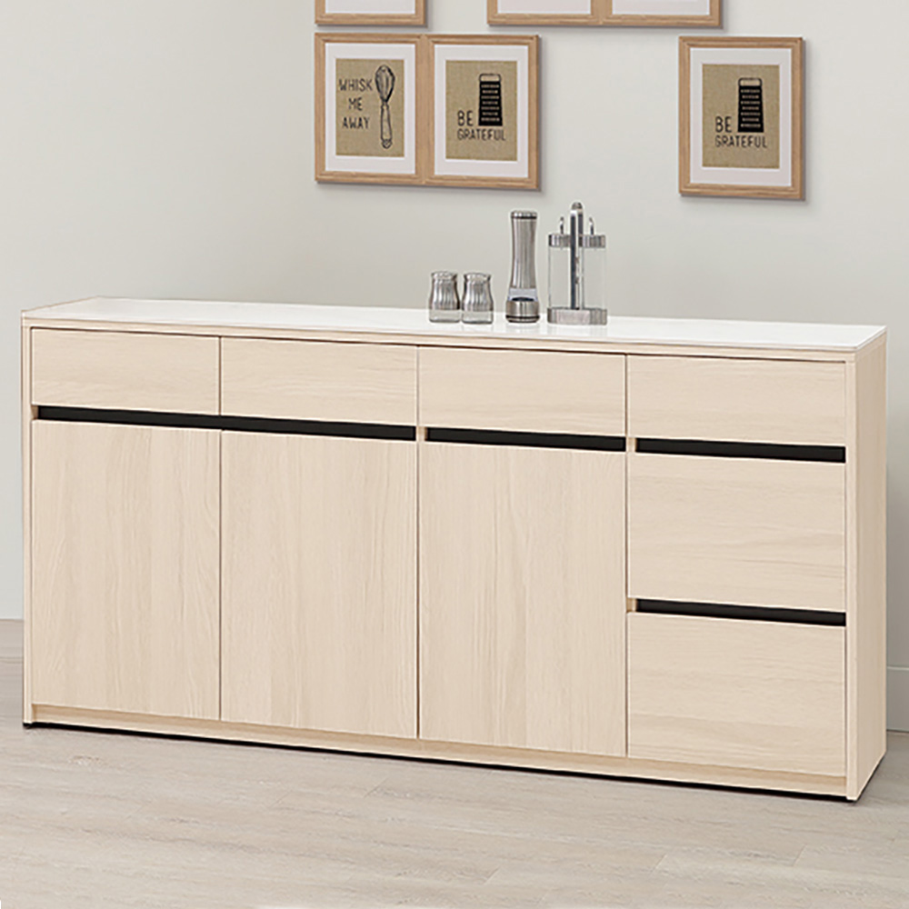 【Hampton 漢汀堡】朵尼5.3尺碗盤櫃組下座, , large