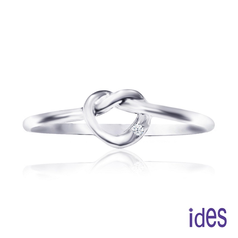 [ides愛蒂思] 成年禮 生日禮 日系輕珠寶OL系列設計款14K金鑽石戒指/小愛心 (戒圍請於訂單備註), , large