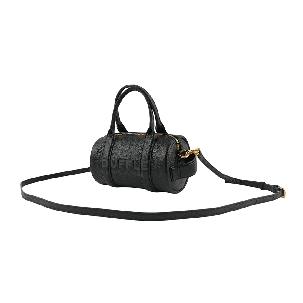 MARC JACOBS 粒面皮革迷你波士頓二用包/黑色, , large