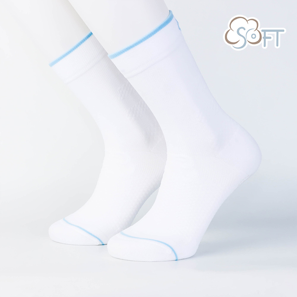 【SOFT】Light Compression socks-Snow frost blue (21-26cm), , large