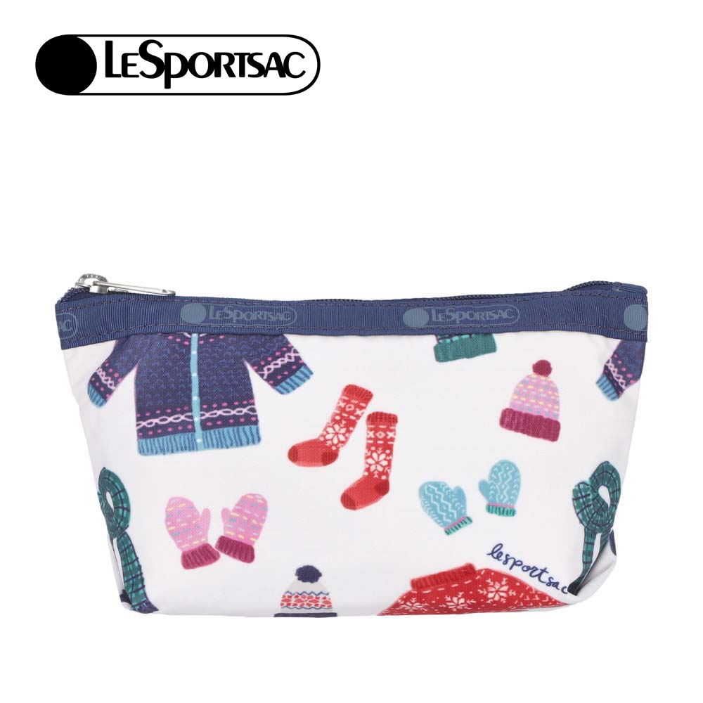 |快速出貨|Lesportsac Small Sloan Cosmetic 小型收納梯形化妝包/ 暖冬時尚, , large