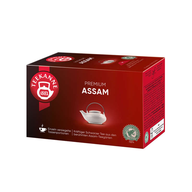 【TEEKANNE 恬康樂】Premium Assam 阿薩姆紅茶 (1.75g x 20包/ 盒)｜雨林認證, , large