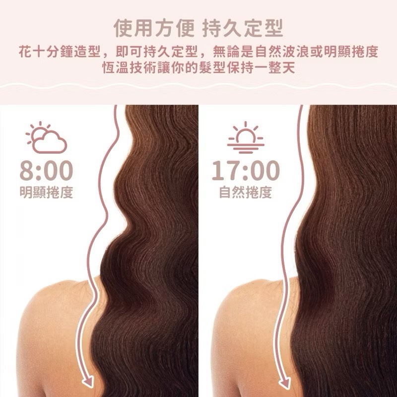 【Leo手機周邊專賣店】DIKE戴克  零技巧溫控自動捲髮棒 / HBF220WT, , large