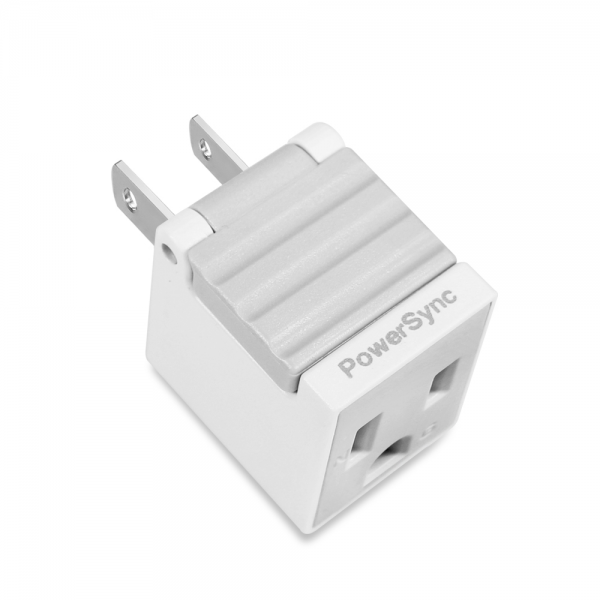 PowerSync 3P to 2P Power Plug Adapter, , large