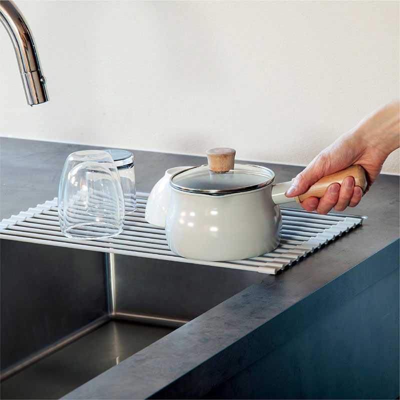 【CB JAPAN】atomico系列 可裁切多功能矽膠瀝水架, , large