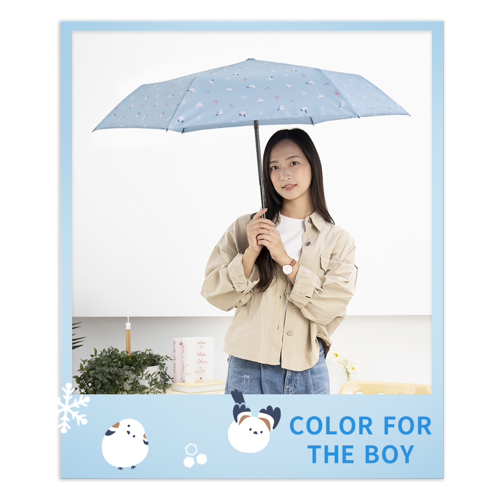 Tri-Fold Compact Automatic UV Protection Umbrella, , large