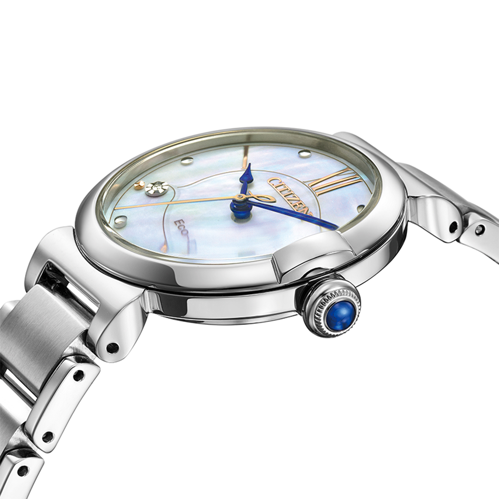 CITIZEN 星辰 L系列 May bells鈴蘭花女錶 EM1070-83D, , large
