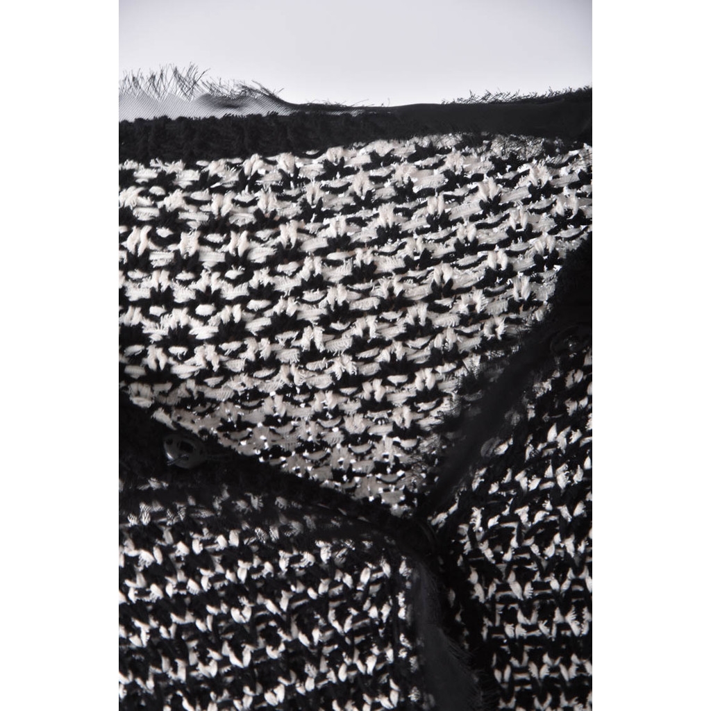 (M) 蕾絲黑色外套二手衣, , large