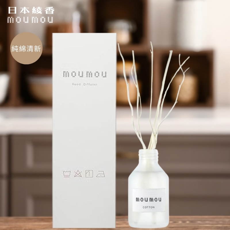 〔本野有限公司〕日本綾香mou mou室內擴香100ML (純綿清新)-2入, , large