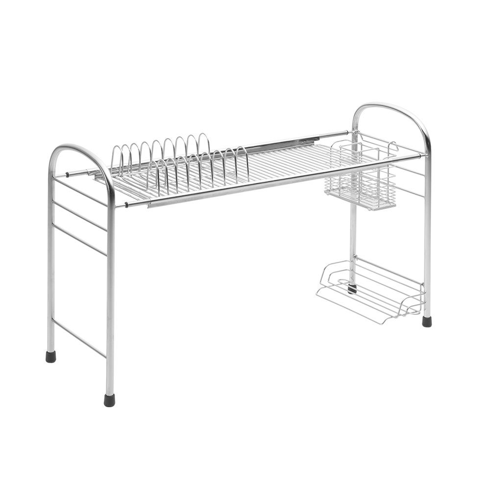 SHCJ經典跨海大橋伸縮瀝水架 台灣製304不鏽鋼 碗盤瀝水 餐具瀝水收納, , large