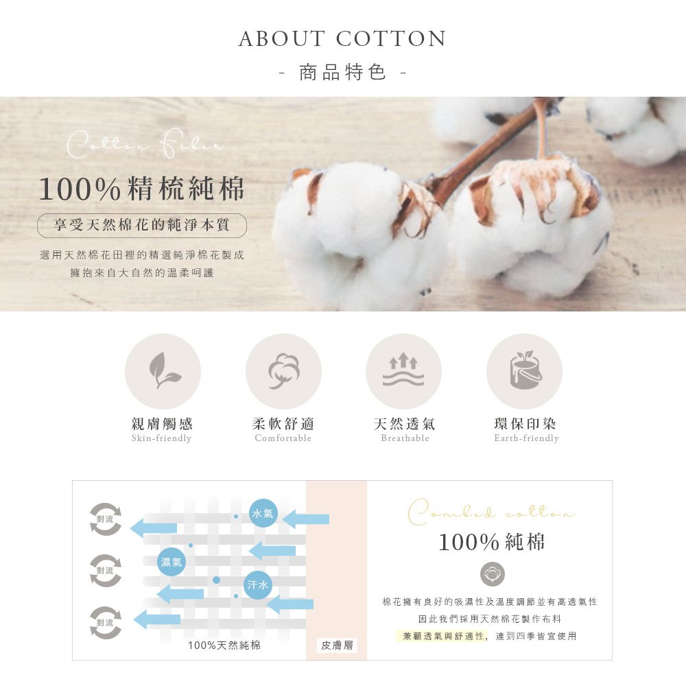 DUYAN竹漾 【北歐生活設計】100%精梳純棉床包被套/鋪棉兩用被組-光浴河洲 台灣製, , large