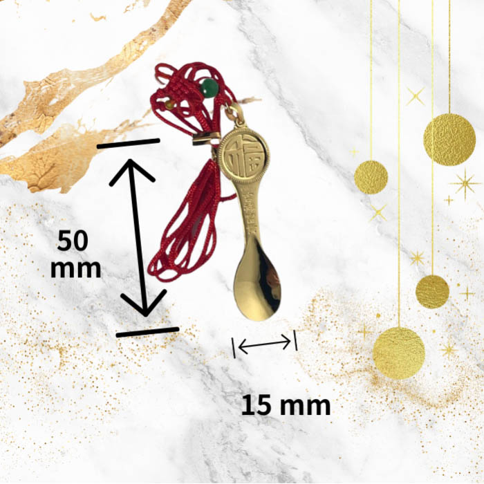 [意創趨術]吉祥富貴金湯匙1錢, , large