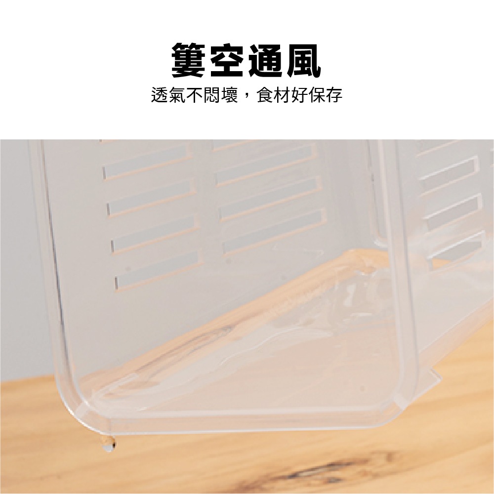 冰箱收納盒  蔬果整理盒 收納盒 透氣 冰箱整理籃【Ho好收】【Ho覓好物】冰箱整理盒 置物籃 冰箱置物盒 廚房收納架, , large