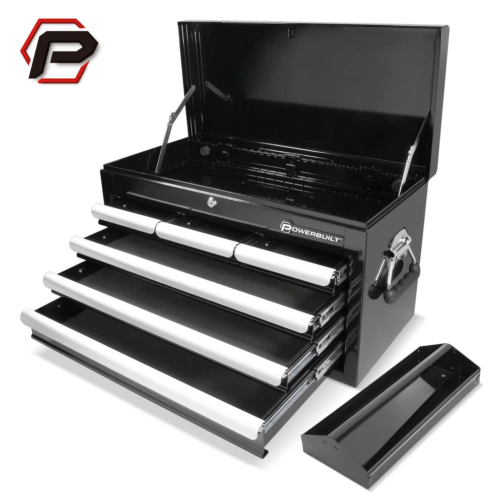 [寶力優 Powerbuilt] 專業六抽金屬工具箱 工具櫃 文件櫃 五金工具收納 工具車 台灣製造/RMT0151, , large