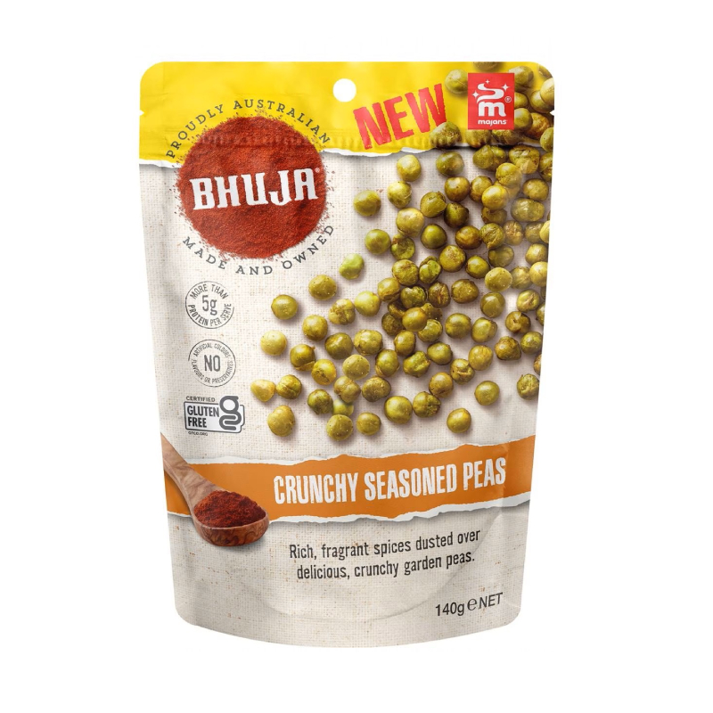 Bhuja Crunchy Seasoned Peas, , large