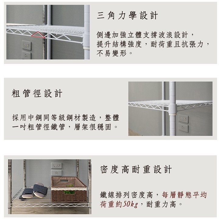 【Y HOUSE】60x45x210公分 三層雙桿波浪衣櫥/烤漆層架/衣架/鐵力士架-銀色, , large