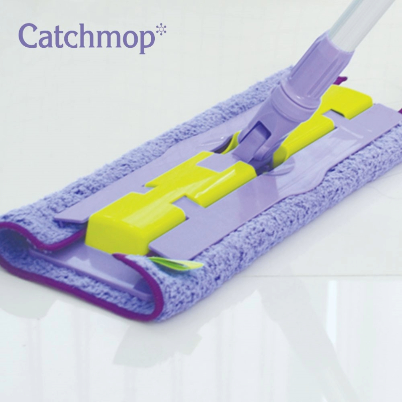 〔得來亞〕Catchmop神奇拖把組(1桿+1布) /  韓國專利倒勾設計，適用於任何地板、瓷磚等, , large