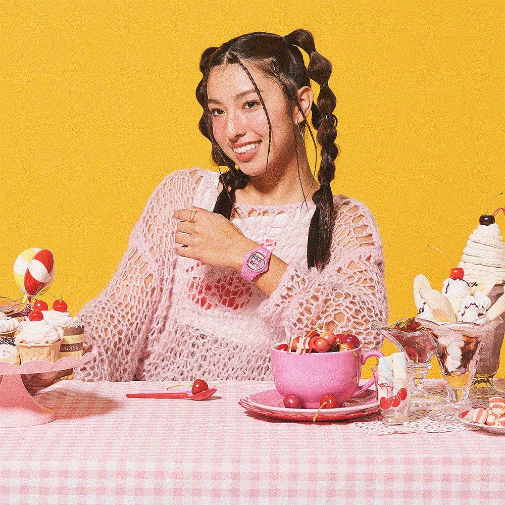 CASIO 卡西歐 Baby-G 甜美櫻桃 電子錶 手錶-粉 BG-169CH-4, , large