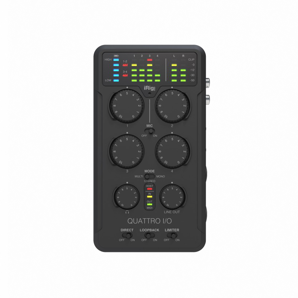 IK Multimedia iRig Pro Quattro I/O 行動錄音介面【敦煌樂器】, , large