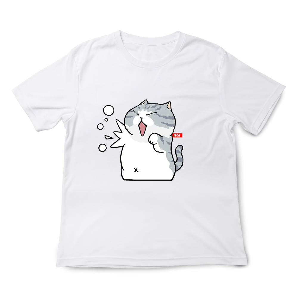 JZ TEE Cat & Shiba Inu-Let's Fight Graphic Tee, , large