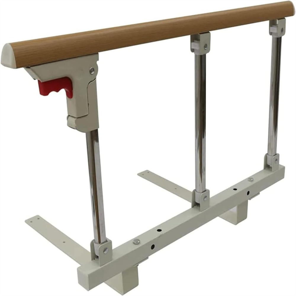 【YV61298】免打孔通用款 老人床邊摺疊護欄 加高床扶手 床邊起身器 小孩防摔掉床檔板 孕婦床圍欄, , large