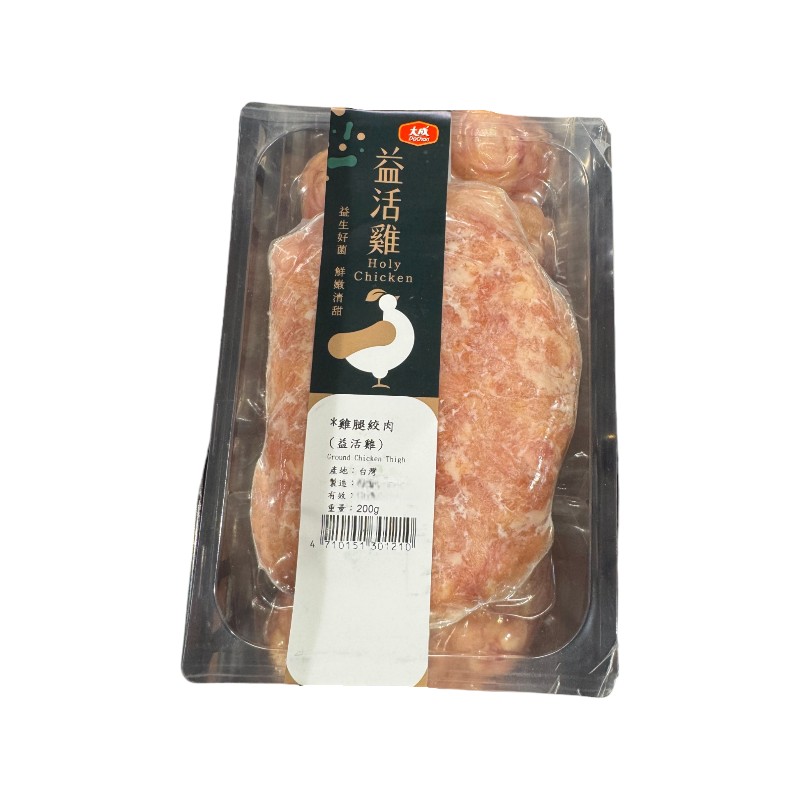雞腿絞肉(益活雞)200g, , large