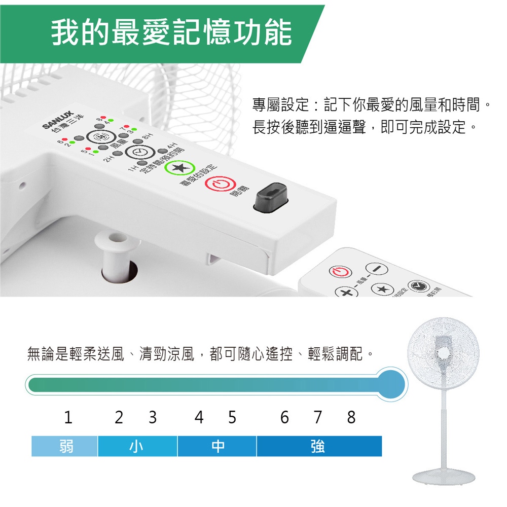 SANLUX 台灣三洋 16吋 DC變頻遙控電風扇 立扇 EF-P16DHS1, , large