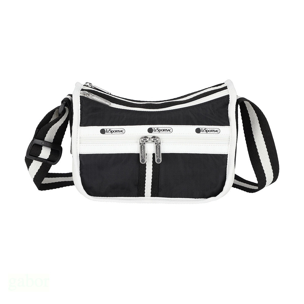 LeSportsac Small Everyday Bag 小型斜背包 -滾邊夜幕黑, , large