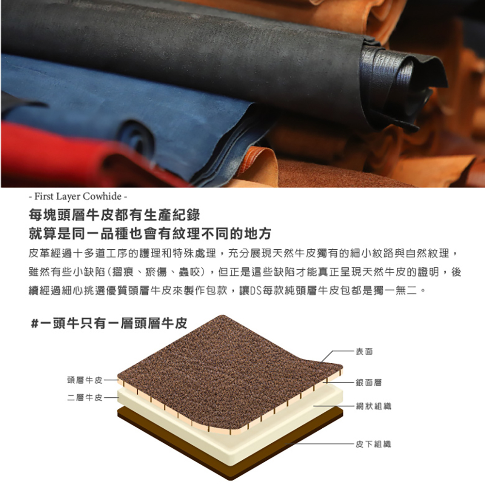 【Del Sur】阿根廷頭層牛皮純手工植鞣天然皮革電腦包-13.3橫式-菸草棕, , large