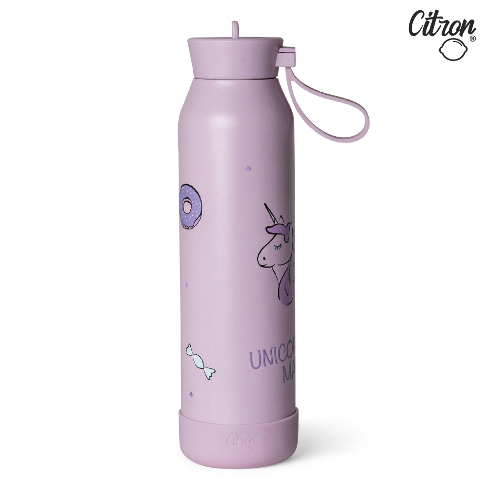 官方直營【Citron】矽膠提把三層保溫瓶_500ml_多款可選, , large