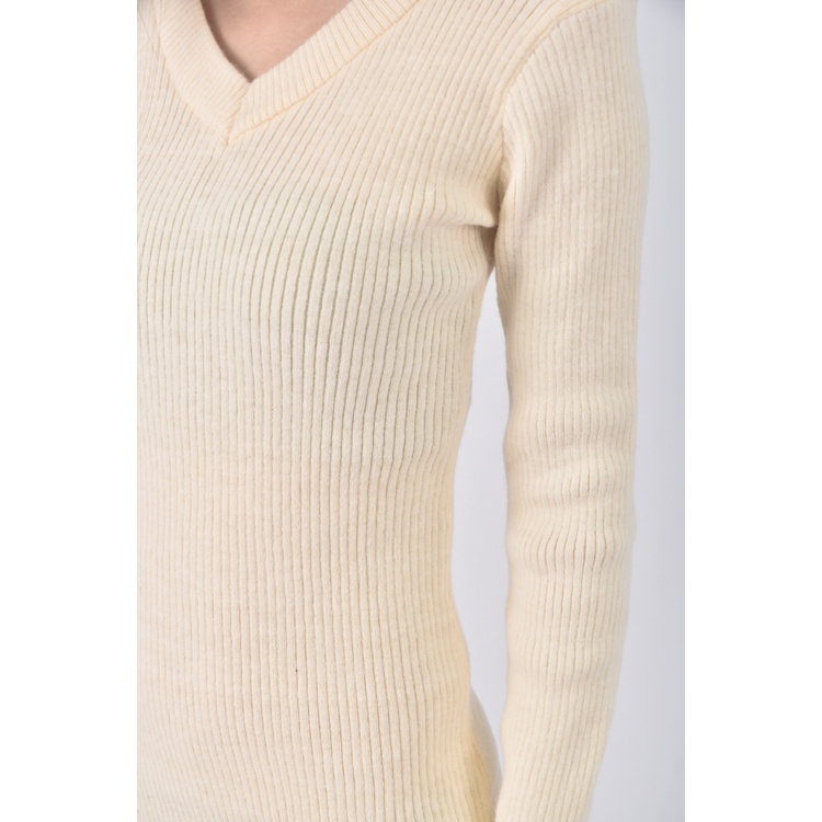 (S) 質感V領黃色洋裝二手衣, , large