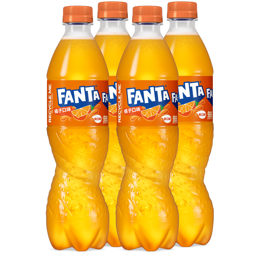 芬達汽水橘子口味600ml, , large