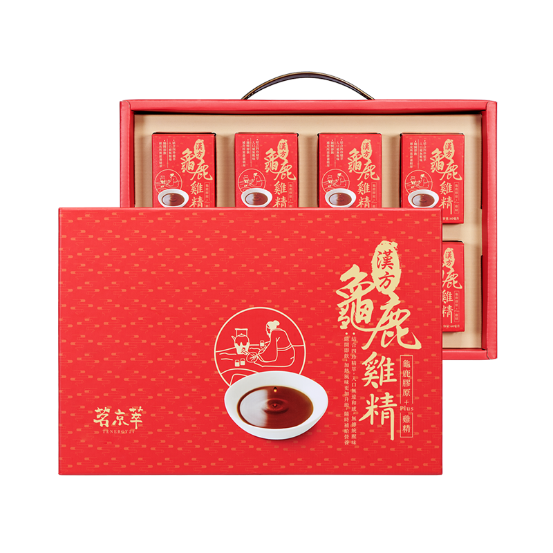 [茗京萃]漢方龜鹿雞精(8瓶/盒), , large