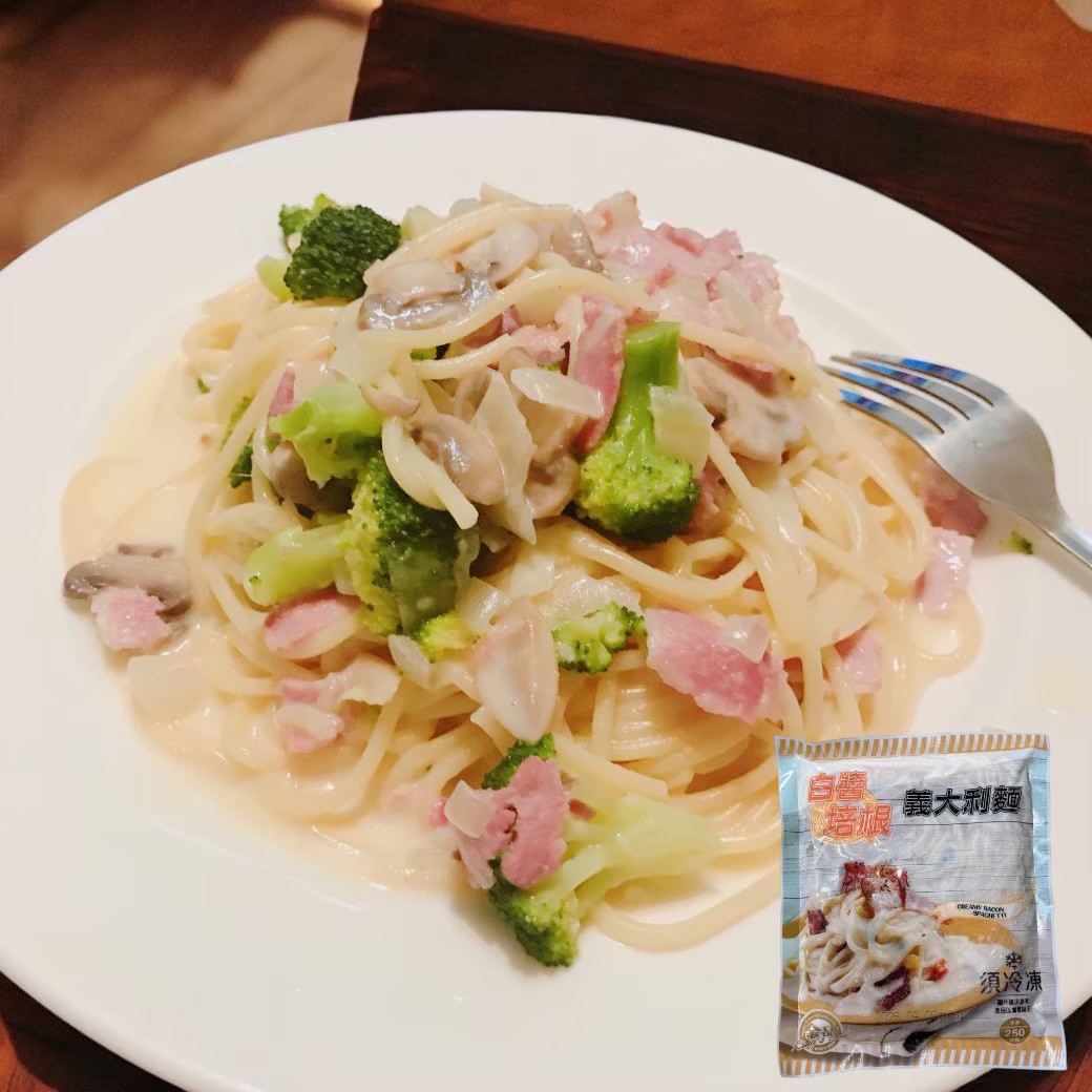 [Daxin] Golden Product-White Sauce Bacon Pasta, , large